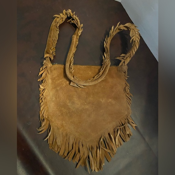 Suede fringe bag - Picture 6 of 8